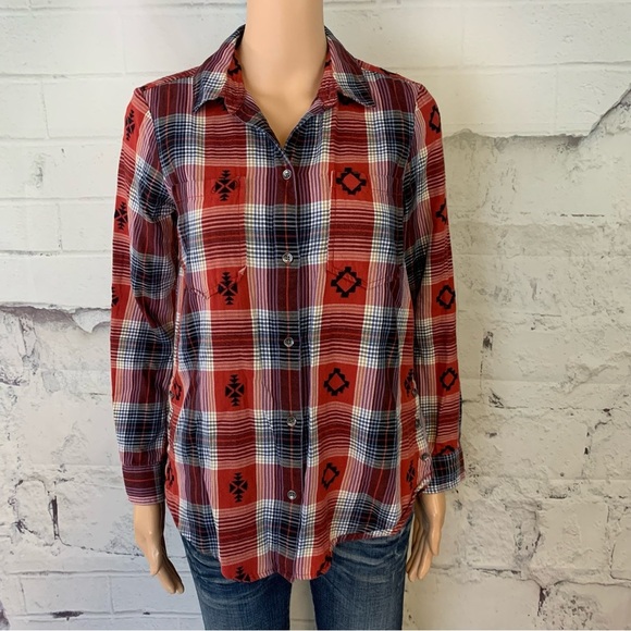 ARIAT Western Buttoned Down Shirt - Picture 1 of 6